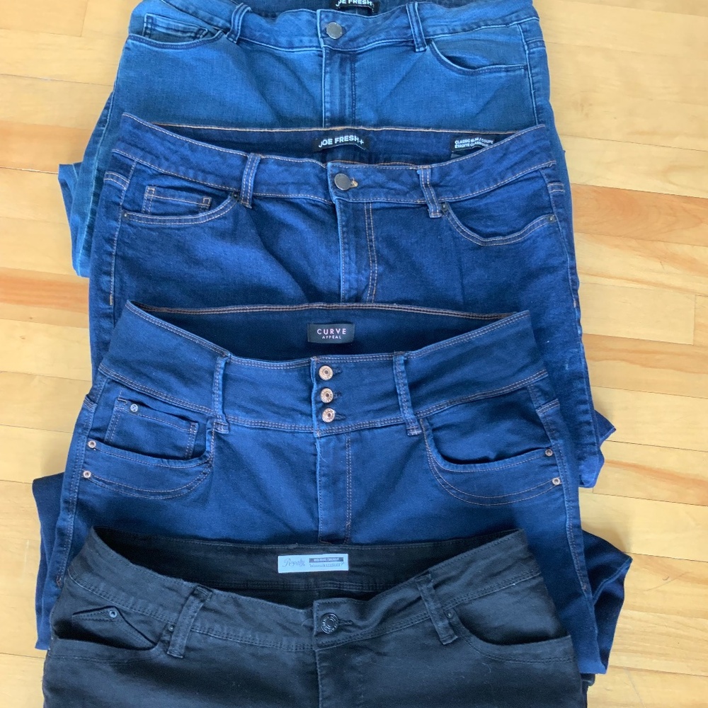 Lot of 4 Women's Jeans 16W